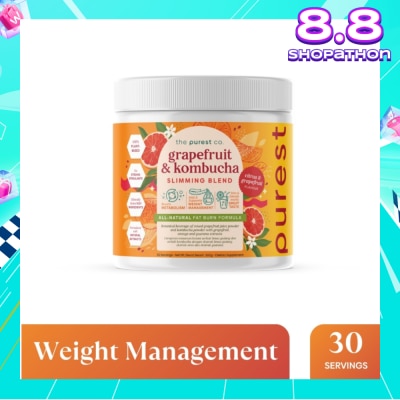 THE PUREST CO Grapefruit & Kombucha Slimming Blend (For Slimming, Weight Management, Gut Health & Immunity) 360g