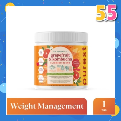 THE PUREST CO Grapefruit & Kombucha Slimming Blend (For Slimming, Weight Management, Gut Health & Immunity) 360g