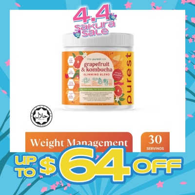 THE PUREST CO - Grapefruit & Kombucha Slimming Blend (For Slimming, Weight Management, Gut Health & Immunity) 360g