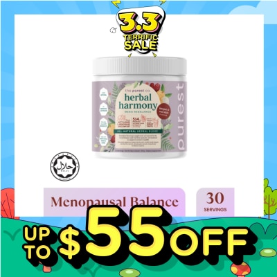 THE PUREST CO Herbal Harmony Meno Rebalance Longan & Red Date Dietary Supplement Powder (For Soothing Menopausal Discomfort & Hot Flashes) 390g