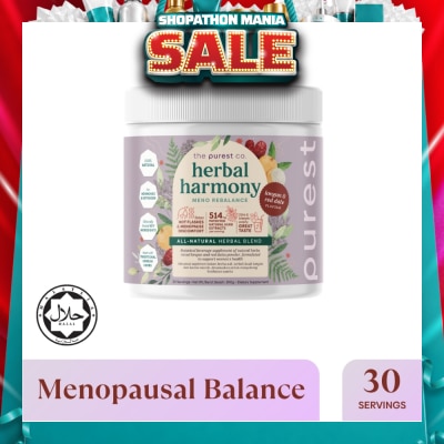 THE PUREST CO - Herbal Harmony Meno Rebalance Longan & Red Date Dietary Supplement Powder (For Soothing Menopausal Discomfort & Hot Flashes) 390g