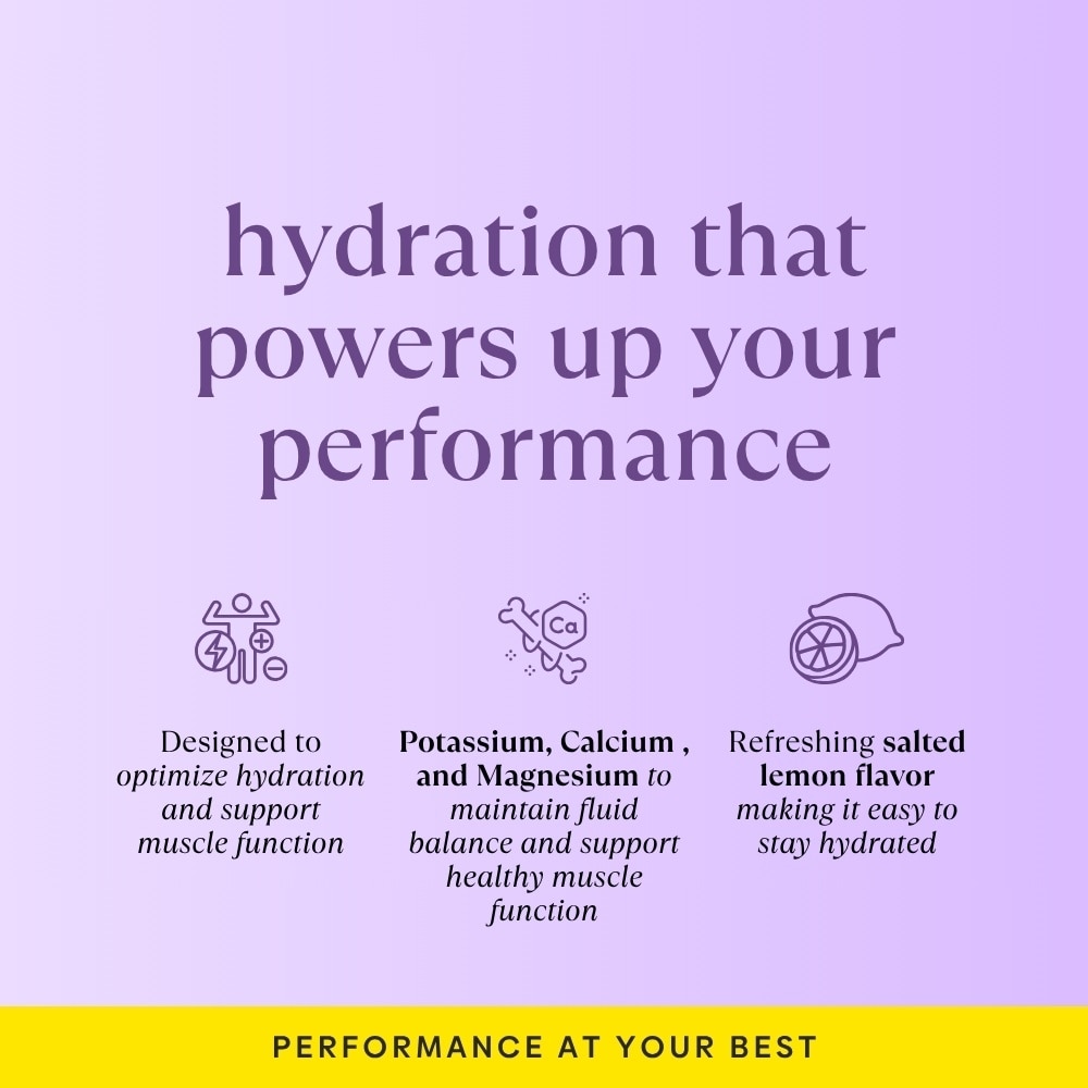 Electrolyte Hydration Salted Lemon Tablet (For Daily Hydration & Muscle Function Support) 20s