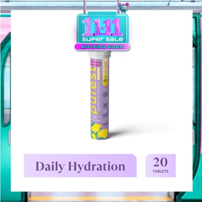 THE PUREST CO Electrolyte Hydration Salted Lemon Tablet (For Daily Hydration & Muscle Function Support) 20s image