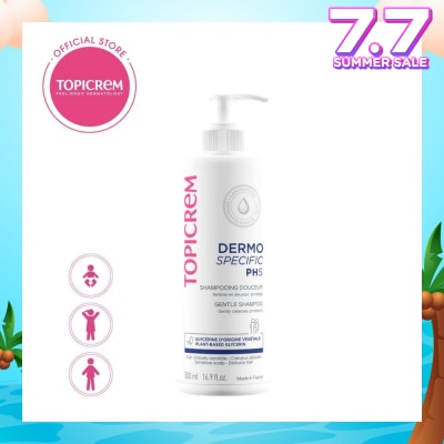 TOPICREM Dermo Specific pH5 Gentle Shampoo 500ml