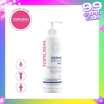 TOPICREM Dermo Specific pH5 Gentle Shampoo 500ml