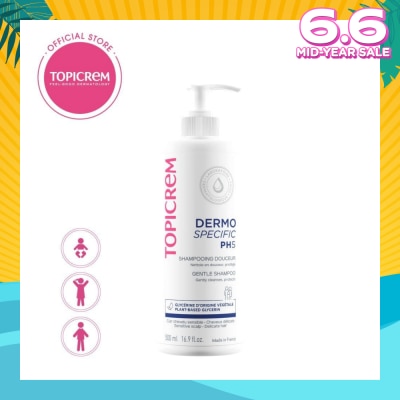 TOPICREM Dermo Specific pH5 Gentle Shampoo 500ml