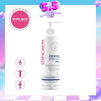 TOPICREM - Dermo Specific pH5 Gentle Shampoo 500ml