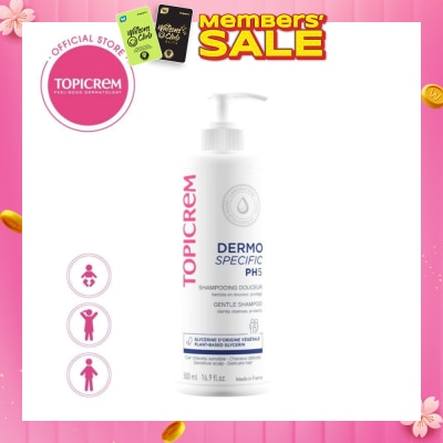 TOPICREM Dermo Specific pH5 Gentle Shampoo 500ml