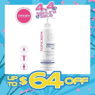 TOPICREM - Dermo Specific pH5 Gentle Shampoo 500ml