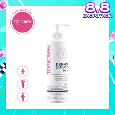 TOPICREM Dermo Specific pH5 Gentle Shampoo 500ml