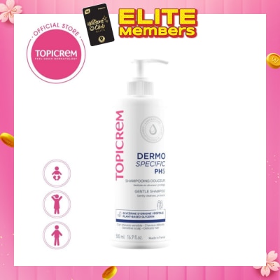 TOPICREM Dermo Specific pH5 Gentle Shampoo 500ml