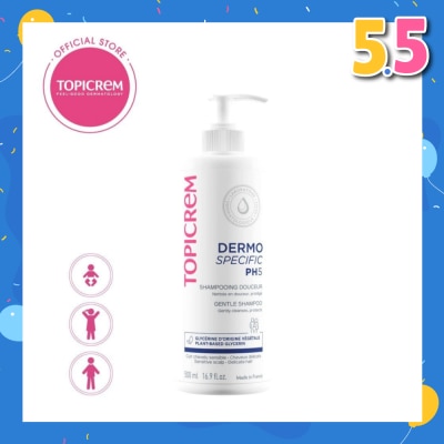 TOPICREM Dermo Specific pH5 Gentle Shampoo 500ml
