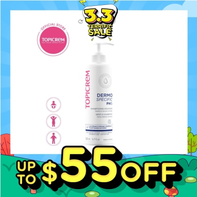 TOPICREM Dermo Specific pH5 Gentle Shampoo 500ml