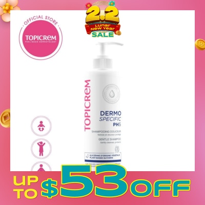 TOPICREM Dermo Specific pH5 Gentle Shampoo 500ml