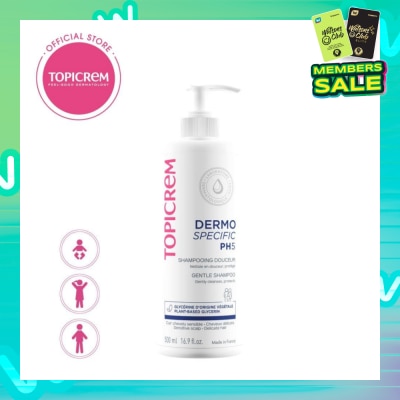 TOPICREM Dermo Specific pH5 Gentle Shampoo 500ml