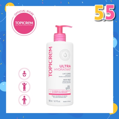 TOPICREM Ultra Moisturizing Body Milk 500ml