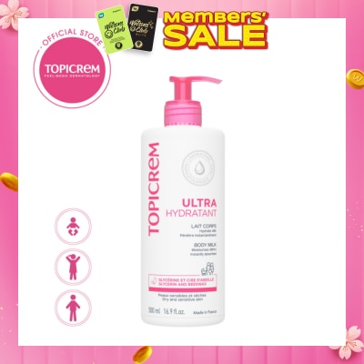 TOPICREM Ultra Moisturizing Body Milk 500ml