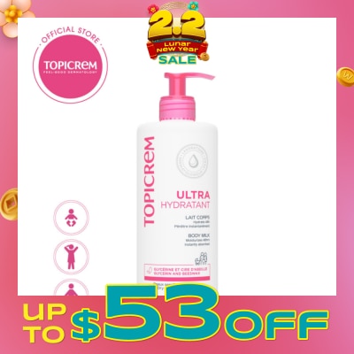 TOPICREM Ultra Moisturizing Body Milk 500ml
