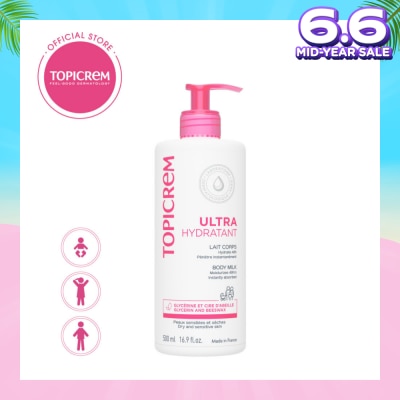 TOPICREM Ultra Moisturizing Body Milk 500ml