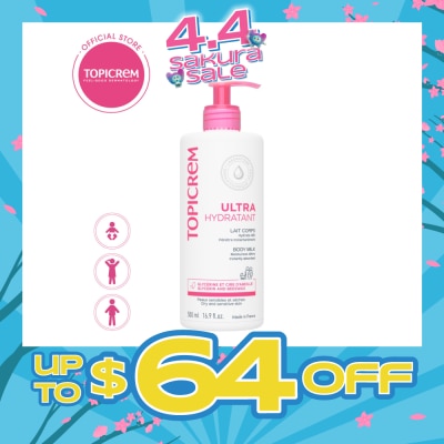 TOPICREM - Ultra Moisturizing Body Milk 500ml