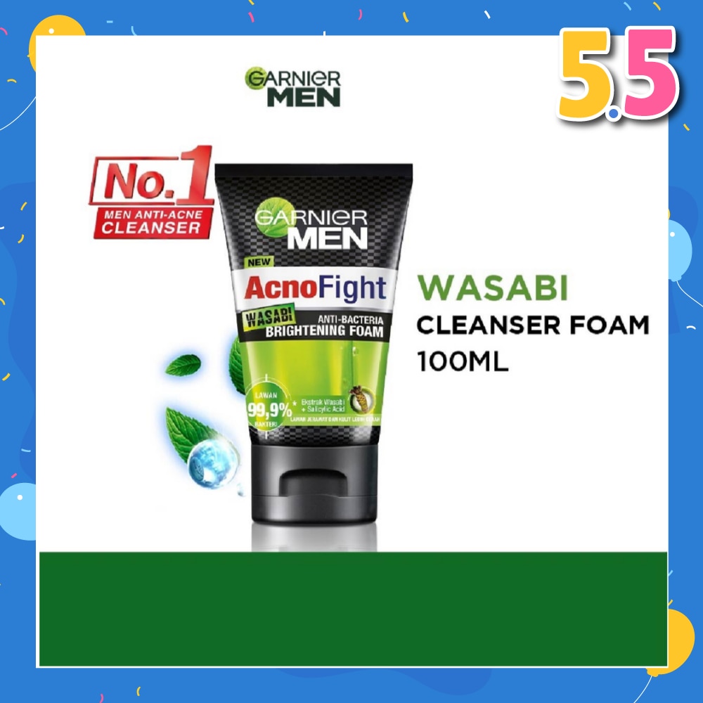 Acno Fight Wasabi Brightening Foam  (Anti-Bacteria) 100ml