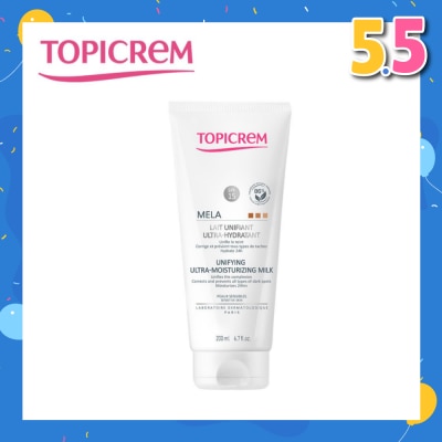 TOPICREM MELA Unifying Ultra-Moisturizing Milk (To Corrects & Prevents All Types Of Dark Spots) 200ml