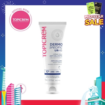 TOPICREM UR-10 Anti Calluses Foot Cream 75ml