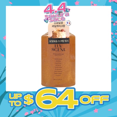 LUV SCENT - Perfumed Scrub Body Wash Raspberry Vanilla Scent 500ml