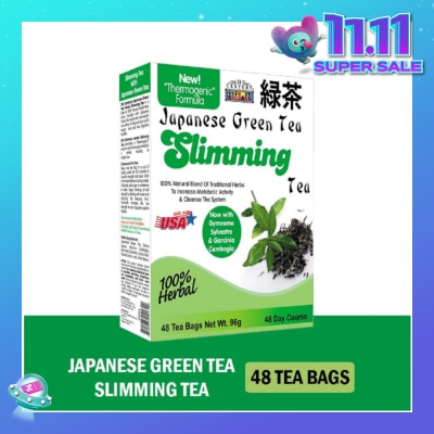 21ST CENTURY 100% Herbal Slimming Caffine Free Japanese Green Tea Bags 2g x 48s