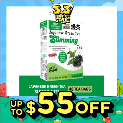 21ST CENTURY 100% Herbal Slimming Caffine Free Japanese Green Tea Bags 2g x 48s