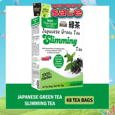 21ST CENTURY - 100% Herbal Slimming Caffine Free Japanese Green Tea Bags 2g x 48s