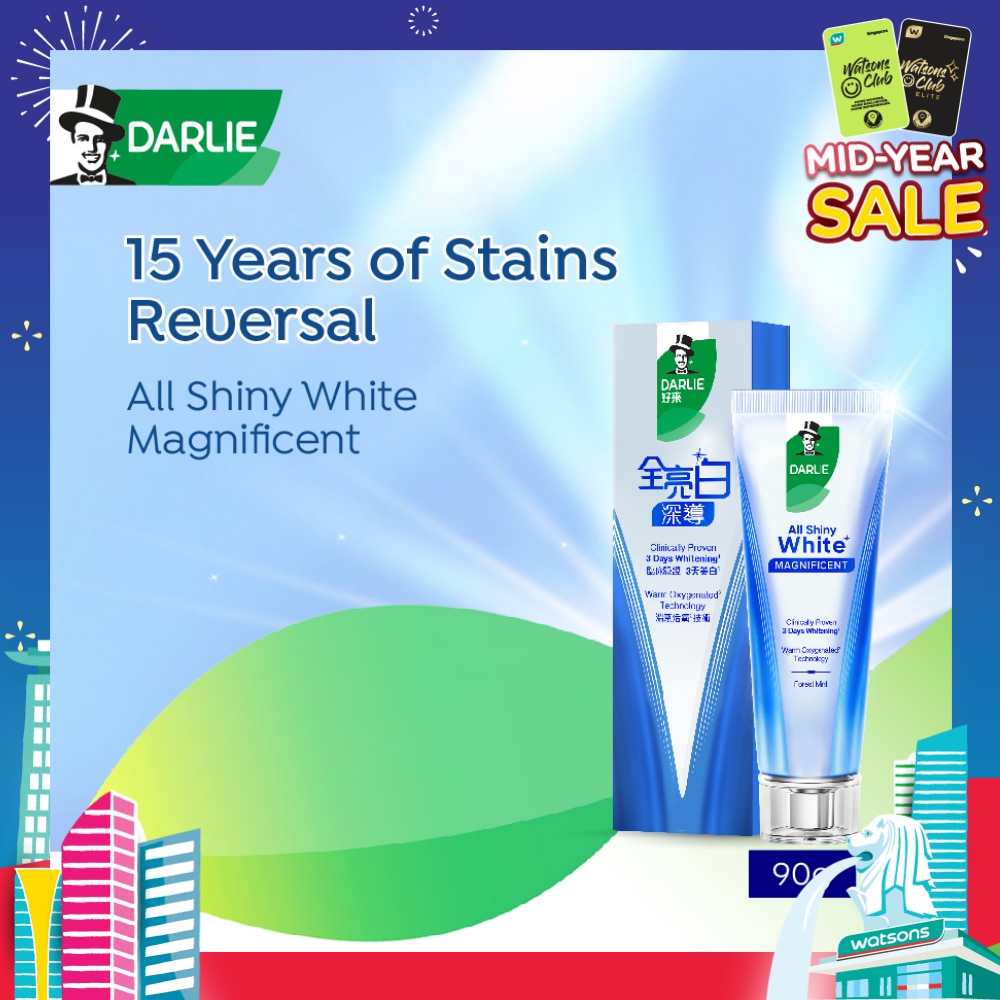 All Shiny White Magnificent Toothpaste Forest Mint 90g
