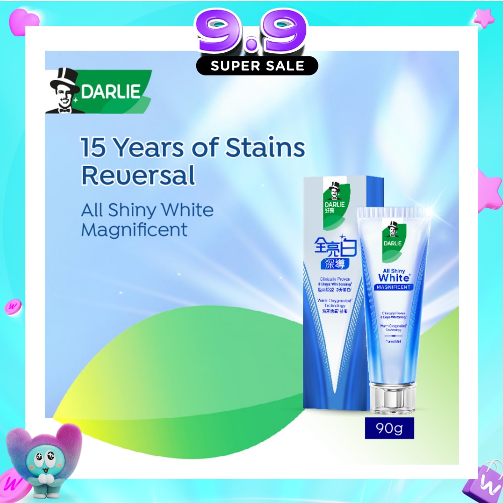 All Shiny White Magnificent Toothpaste Forest Mint 90g image