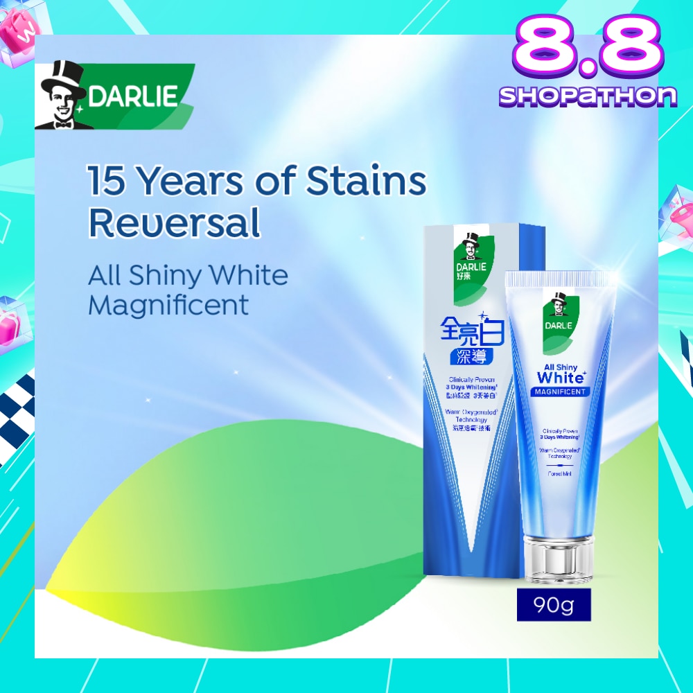 All Shiny White Magnificent Toothpaste Forest Mint 90g