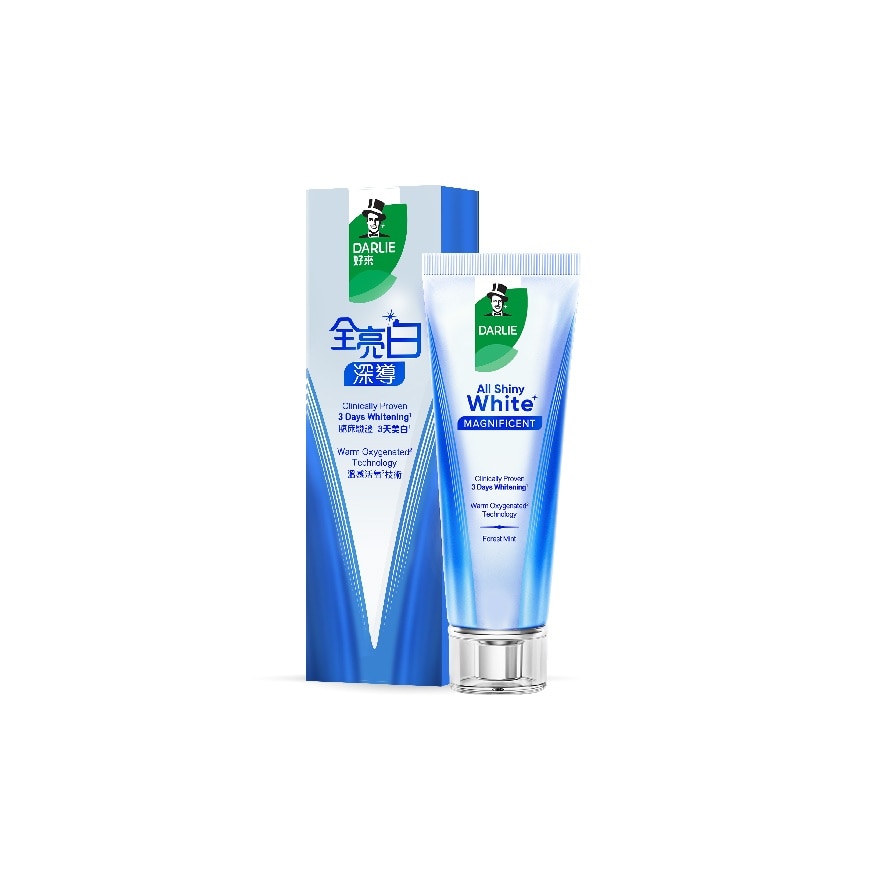 All Shiny White Magnificent Toothpaste Forest Mint 90g