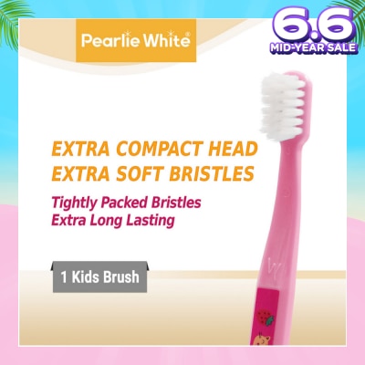 PEARLIE WHITE® Hello Kitty BrushCare Enamel Protect Kids Extra Soft ToothBrush 1s