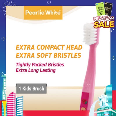 PEARLIE WHITE® Hello Kitty BrushCare Enamel Protect Kids Extra Soft ToothBrush 1s