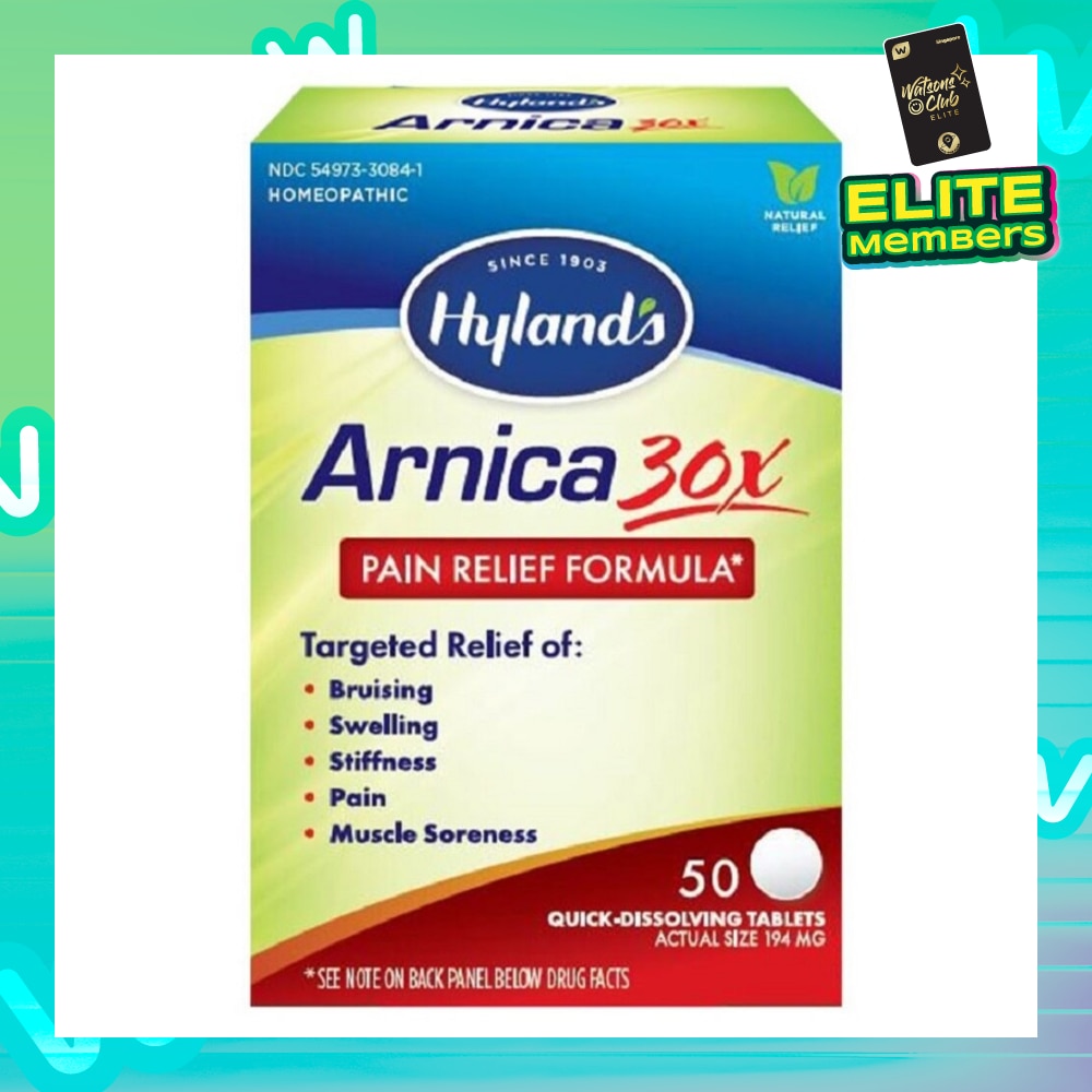 Arnica 30X (Pain Relief Formula) 50s