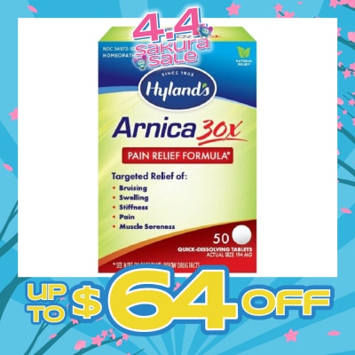 HYLAND'S - Arnica 30X (Pain Relief Formula) 50s