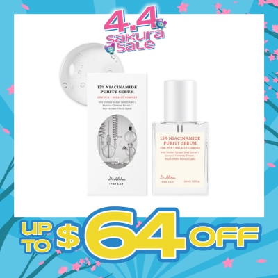 DR.ALTHEA - 15% Niacinamide Purity Serum (To Improve Skin Condition, Tone & Texture With Gentle Formula) 30ml