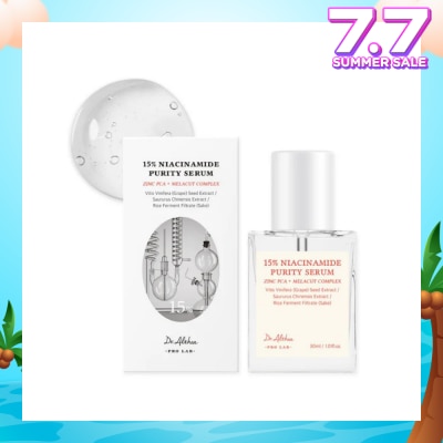DR.ALTHEA 15% Niacinamide Purity Serum (To Improve Skin Condition, Tone & Texture With Gentle Formula) 30ml