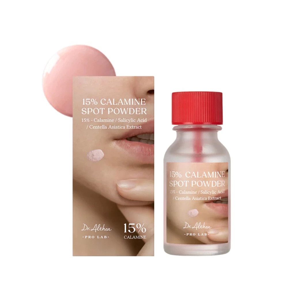 15% Calamine Spot Powder (To Effectively Soothing Troubled Areas) 15ml
