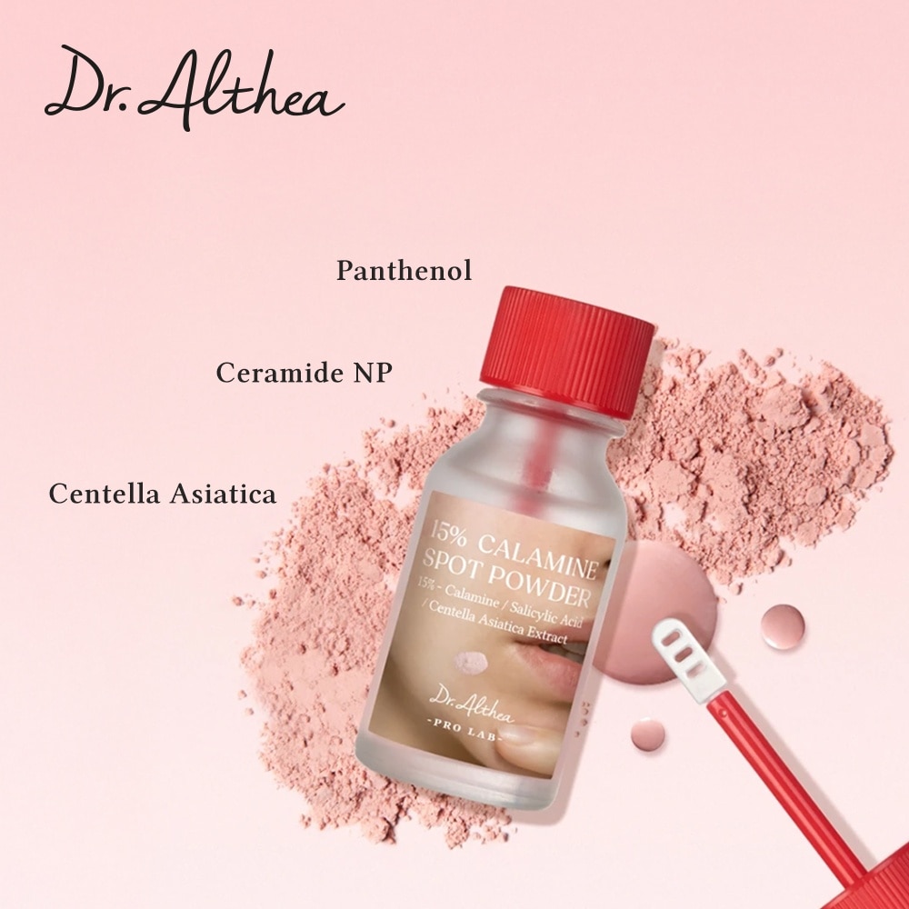 15% Calamine Spot Powder (To Effectively Soothing Troubled Areas) 15ml