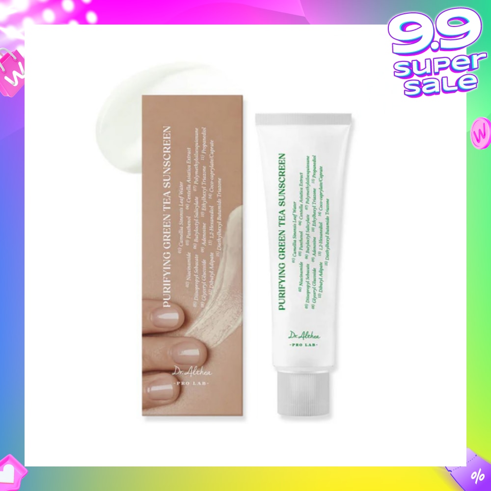 Purifying Green Tea Sunscreen SPF50+ PA++++ (To Calm Redness & Irritation, No Whitecast & Non-Greasy) 50ml