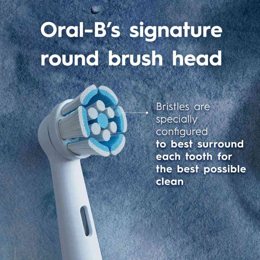 Clean & Gum Protect Electric Toothbrush Replacement Brush Heads White Refill 2s