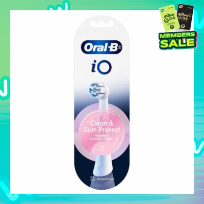 ORAL-B Clean & Gum Protect Electric Toothbrush Replacement Brush Heads White Refill 2s