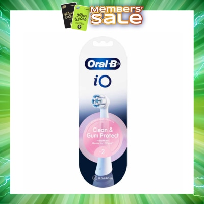 ORAL-B - Clean & Gum Protect Electric Toothbrush Replacement Brush Heads White Refill 2s