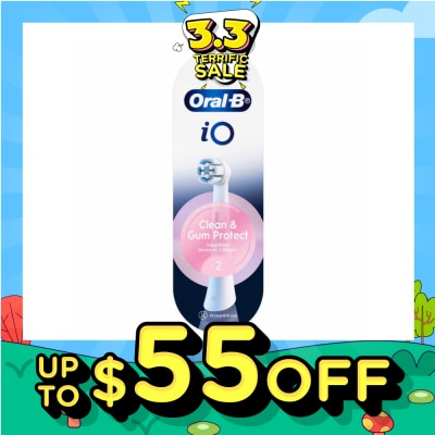 ORAL-B Clean & Gum Protect Electric Toothbrush Replacement Brush Heads White Refill 2s