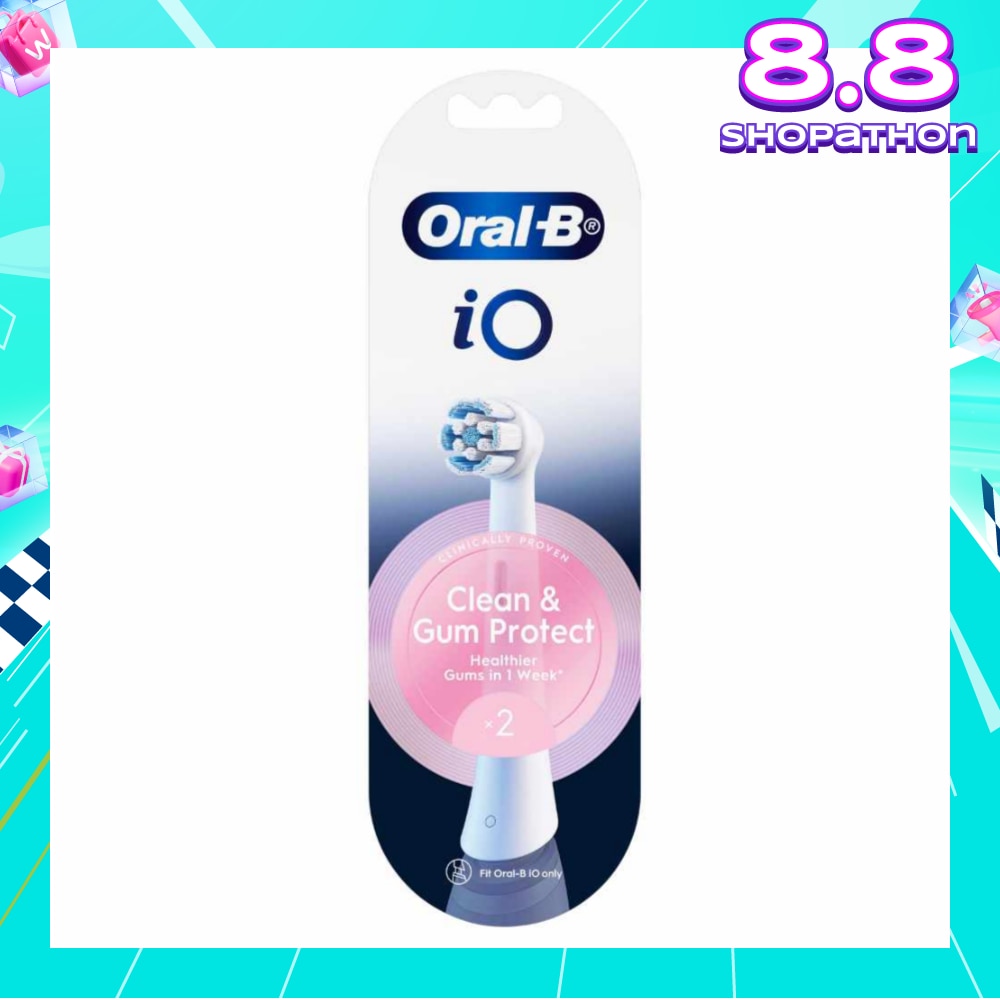 Clean & Gum Protect Electric Toothbrush Replacement Brush Heads White Refill 2s
