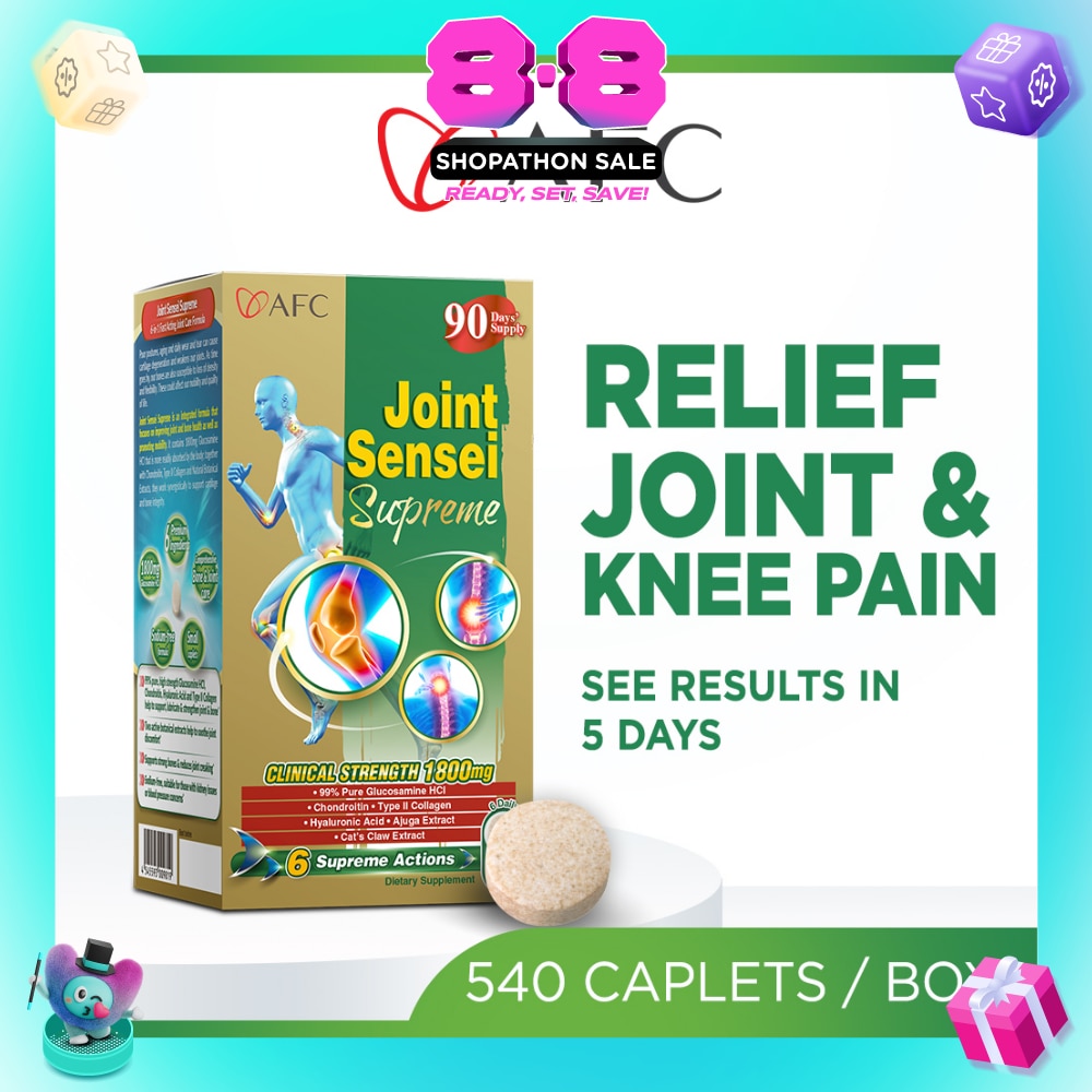 Joint Sensei Supreme Glucosamine Chondroitin Collagen Joint Supplement Tablet 540s